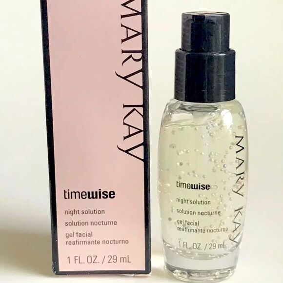 New In Box Mary Kay Timewise Night Solution Anti Aging 1 fl oz Fast Ship - Picture 1 of 3